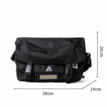 Crossbody kott T&ouml;&ouml;kott Mootorratta kott Crossbody kott Meeste k&auml;ekott 38*14*26cm must