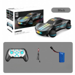 Kaugjuhtimispuldiga auto lastele, RC-autod, kaugjuhtimispuldiga 360&deg; tuledega p&ouml;&ouml;rlevad driftiautod, v&otilde;idus&otilde;iduauto, 1:16 RC veoauto, m&auml;ngus&otilde;iduki kingitused must