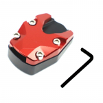 Usaldusv&auml;&auml;rne, tugev mootorratta tugijalg libisemisvastase alusega alumiiniumsulamist tugijalgiga UHR150 125 mootorratastele punane