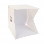 Fotograafia LED-valgustite tuba Fotostuudio valgustelk pehme kasti taustade fotokast Dslr-kaamera jaoks 22 cm kaasaskantav kokkupandav valguskast