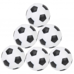 Lauajalgpallid, asendus-mini plastikust must-valge jalgpallipall(6 tk)