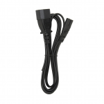 IEC320 C14&ndash;C7 juhe isane-emane toiteadapteri kaabel LCD monitori printeri digikaamera jaoks