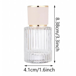 30 ml parf&uuml;&uuml;miklaasist pihustuspudel kaasaskantav kosmeetika Alkoholi pihusti suure mahutavusega t&uuml;hi jaotur, taast&auml;idetav alampudelitoru