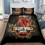 Dinosaurused Jurassic Park 3D Prinditud Voodipesukomplekt &Uuml;he-, Twin-, T&auml;is-, Queen-, King-suuruses Voodikomplekt T&auml;iskasvanu Laste Magamistoa Voodipesu Kingitus 135X200cm-2pcs