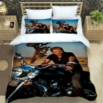 rokkstaar Johnny Hallyday voodipesukomplektid peen vooditarvikute komplekt tekikate vooditekikomplekt voodipesukomplekt luksuslik s&uuml;nnip&auml;evakingitus 135X200cm-2pcs