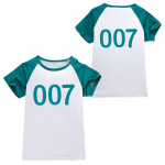 Laste Poiste T&uuml;drukute Filmi M&auml;ngu Prindiga L&uuml;hikeste Varrukatega Numbriga Tr&uuml;kiga T-s&auml;rk Riietus Halloweeni Cosplay Kost&uuml;&uuml;m 140