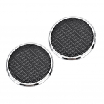 2 PCS 1 inch o Speakers Decoration Protective Grills Cover Steel mesh Case