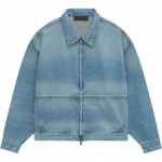 Fear of God Essentials Denim Trucker Jakk Vintage Sinine Meeste Pealisr&otilde;ivad 202HO244270F XL