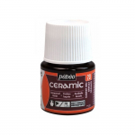 Peinture - P&eacute;b&eacute;o - Ceramic grenat - 45ml - Brillant - Rouge