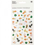 Stickers gel - RICO DESIGN - Carpes Ko&iuml; - 44 autocollants - Collection Jardin japonais - D&eacute;coration scrapbooking