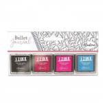 Mini encreurs &agrave; s&eacute;chage rapide - ALADINE - Star - Assortiment de 4 couleurs - Mixte - Adulte