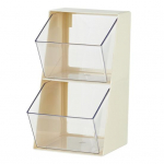 Virnastatav teepaki korrashoidja hoiukast, suure mahutavusega libisemiskindel, mitmefunktsionaalne k&ouml;&ouml;giorganiseerija kohvikapslite hoidik valge