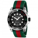 Gucci YA136209 musta numbrilauaga meeste k&auml;ekell 45