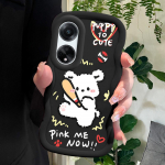 V&auml;rvitud muster Big Wave Edge pehme silikoon materjal Macaron telefoni &uuml;mbris p&otilde;rutuskindel kaitsev kummist &uuml;mbris OPPO Reno Realme jaoks OPPO F19 must