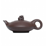 180 ml Antiik Yixing Purple Clay teekannud K&auml;sitsi valmistatud Auspicious Beast Pot Raw Ore Purple Muda veekeetja koos s&otilde;elaga Zisha Teaset Gift