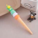 Koolialguse hooaeg 10 tk 0,5 mm loominguline astronaut j&auml;&auml;tisekujuline geelpliiats multikas astronaut koonus veebaasil pliiats armas kirjatarbed roosa