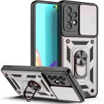 Armor Magnetic Ring Statiivi &uuml;mbris Samsung Galaxy S24 S23 Ultra Plus A55 A54 A35 5G M14 4G liugobjektiivi kaitsekatte jaoks For-Samsung S23 h&otilde;be