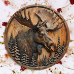 Puidust p&otilde;der ja m&auml;nnipuud &uuml;mmargune puidust nikerdis seinakaunistus, veekindel silt sise- ja v&auml;listingimustes kasutamiseks, rustikaalne p&auml;rg uksele, seinale, koju, tuppa Wood