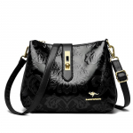 Crossbody kott Naiste mitmekihiline vanaaegne keskealine emakoti &otilde;lakott must