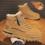 Meeste talvised libisemiskindlad lumesaapad: Sametvoodriga puuvillased kingad noorusliku stiiliga, valge Dad Shoe disain, ideaalsed v&auml;litingimustes kandmiseks. 46 khaki