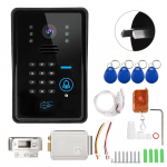 Intelligentne Intercom Uksekell Traadita Video Uksefonen Elektrijuhtimispuldiga Luku jaoks