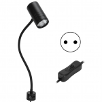 12W LED T&ouml;&ouml;valgusti Painduva Kaelaga &Otilde;mblusmasina Lamp Magnetilise Alusega Masinat&ouml;&ouml;riista Lamp EL Pistik