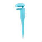 Cat Dog Pill Dispenser Pet Feeder Easy to Use with Soft Tip Portable Oral Tablet Capsule sinine