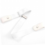 Uus reguleeritav veniv elastne v&ouml;&ouml;rihm n&auml;htamatu v&ouml;&ouml;, pandlaga rihmad naistele meeste teksap&uuml;kste kleit, lukuta, lihtne kanda 1 pc valge