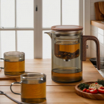 Klaasist teekann 600ml Teekann Kurn Teekann Teekann koos teefiltriga Lahtiste lehtede jaoks Teekannud koos teefiltriga koju teetuppa belgium
