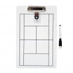 Dry Erase Tennise treenerite l&otilde;ikelaud Kahepoolne tennise taktikaline valge tahvel markerpliiatsiga tennisetreeningu jaoks valge