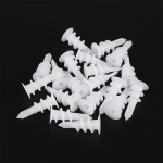 20 tk isepuurivaid plastmassist kipsplaadiankruid, plastmassist tihvtidega isepuurivate kipsplaadiankrute komplekt, isepuuriv ja paigaldatav 15x33mm