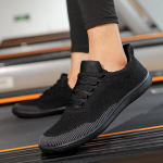 Meeste paljajalu vabaaja korterid Naiste laia tallaga s&otilde;idujalatsid Matkamiseks k&otilde;ndimiseks Paarile jooga fitness kingad Suur suurus EU: 39 must