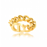 Euroopa-Ameerika titaanterasest ehtekomplekt: CD kaelakee, k&auml;ev&otilde;ru ja s&otilde;rmus