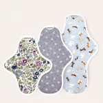 Hanna Pad Orgaaniline puuvillane h&uuml;gieeniside, 3 t&uuml;&uuml;pi, vali 1 (v&auml;ike / keskmine / suur) (muster juhuslik) Small (panty liner)