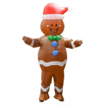 J&otilde;ulud t&auml;ispuhutavad riided Halloweeni pidu Naljakad riided piparkoogimees T&auml;ispuhutavad riided Multifilmi nukuriided One size fits all