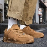 2025 Moodne Air Force One Paar Laua Kingad &Otilde;pilase Vabaaja Kingad Korea Versioon Trendikas Meeste ja Naiste Spordi V&auml;ikesed Valged Kingad 36 pruun