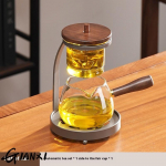 Gianxi Teekomplektid Tee eraldamine Hiina Kung Fu teekomplekt Teeinfuser Teekann Tee jaoks Kodu Klaas Poolautomaatne Teekann Kohvikann