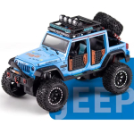 Uus 1:24 Jeeps Wrangler Rubicon Alloy Pickup Model Diecast Metal Toy Offroad S&otilde;iduki automudeli Heli- ja valguskollektsiooni kingitus lastele sinine