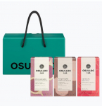 OSULLOC Herbal & Black Tea Bag Set &ndash; 3 Blends, 60 Tea Bags 1 set