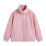 Li Ning Spordielustiili seeria Kunstk&uuml;&uuml;likukarv Soe pl&uuml;&uuml;sskrae Tuulekindel Vabaaja Mugav Mitmek&uuml;lgne fliisjakk Naiste jakid AFDUC96-4 M pink