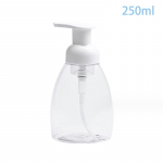 250 ml plastpudel vahupumbaga pudeli puhastuspudel k&auml;tepuhastusvahendi &scaron;ampooni jaotur seebi vedeliku pudel puhas