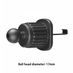 Mobiiltelefoni hoidik Mobiiltelefoni hoidik Auto &otilde;hu v&auml;ljalaske konks &Otilde;huava kinnitus Auto &otilde;huava klamber must