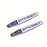 2 tk 3D Metall SININE Efficiency/Avantgarde/Elegance/Lorinser Logo Auto K&uuml;lgtiiva Embleem M&auml;rk Kleebis Ben -z jaoks Blue