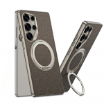 Samsung Galaxy S25 S24 S23 Ultra telefoni &uuml;mbris 360&deg; p&ouml;&ouml;rlev r&otilde;ngasklamber hoidik jalg PU nahast kaitsev p&otilde;rutuskindel kate Galaxy S24 Ultra