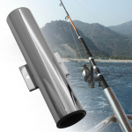 Fishing Rod Holder Tube Mount Bracket Multipurpose Easy to Install for Vertical or Horizontal Rails