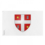 Drapeau - Candiac - 60 x 90 cm - Pol&uuml;ester - J&auml;lgimine recto/verso - &OElig;illets en fer