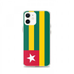 Coque pour iPhone - PIXELFORMA - iPhone 12 - Drapeau du Togo - Silikoonist supp - Design l&eacute;ger