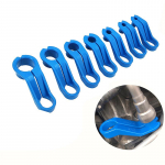 7 tk / komplekt Auto k&uuml;tusetoru lahti&uuml;hendamise t&ouml;&ouml;riist Auto k&uuml;tusetoru kiireemaldust&ouml;&ouml;riist Auto k&auml;igukasti &otilde;lijahuti toru t&ouml;&ouml;riistad