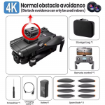 2025 Uus V198 GPS-droon ESC 8K HD-kaameraga Professionaalne FPV 5G Wifi Laser/Optilise voolu takistuste v&auml;ltimine Harjadeta mootor Kokkupandav neljarootoriline droon M&auml;nguasi Kingitus 4K 1B