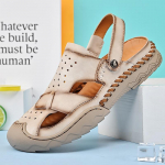 Meeste nahast sandaalid Suvised rannasandaalid 46